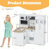Kids Corner Play Kitchen Wooden Children Role Play Pretend Cooking Playset