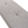 Button Tufted Upholstered Bench Lounge Chair Footstool Hallway Stool Window Seat