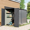 Metal Large Storage Garden Shed Bike Unit Tools Bicycle Store 270x144x202cm UK