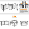 BingoPaw 5x Garden Fence Metal Wire Panel Heavy Duty Pet Dog Fencing Border Edge