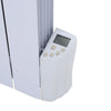 Electric Wall Mounted Oil Filled Radiator Home Space Heater Thermostatic Timer