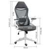 Office Chair Back Support PC Desk Chair Mesh Back Swivel Chair with Armrest NEW