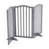 3 Panels Folding Pet Gate Baby Safety Fence Dog Play Pen Barrier w/Support Feet