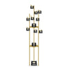 Tall Coat Rack Hat Clothes Stand Hanger Garment Hook Tree Metal Organizer Gold