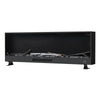 12 colour LED Fireplace Media Wall Fire Wall Mounted Standing Electric Heater