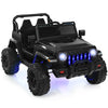 Kids Ride on Truck 2-Seat Electric Toy Vehicle w/2.4G Remote Control-Black