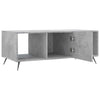 Concrete Grey Coffee Table - Modern Rectangular Centerpiece with Ample D0C5