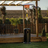 Gas Patio Heater 13kW Commercial & Domestic Use, with Cover - Black