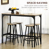 Breakfast Bar Table And Stools 4 Seater Kitchen Dining Room Furniture Industrial
