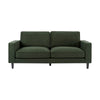 Dusk Soho Dark Olive Matte Velvet 3 Seater Sofa RRP £665