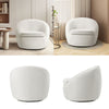 Modern Teddy Velvet Tub Chair Armchair Swivel Barrel Chairs Living Room Bedroom