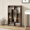 7-Cube Bookcase Wooden Storage Geometric Bookshelf Corner Decorative Display