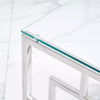 Set of 3 Glass Nesting Coffee Tables Stacking End Side Tables for Living Room
