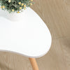 Simple Coffee Table White Sofa Side Table End Table for Living Room Modern
