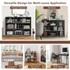 3-tier Open Bookcase Modern 8-Cube Bookshelf Wooden Storage Display Cabinet