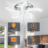 Modern Crystal Chandelier LED Ceiling Light Mini Pendant Light Living Room Epwqo