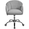 Home Office Velvet Desk Chair,Swivel Makeup Vanity Chair with Armrests for Women