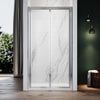Bi Fold Shower Enclosure Door With Magnetic Stripes Wet Room Glass Cubicle