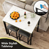 3-Piece Bar Table Set w/1 Table & 2 Upholstered Bar Stools