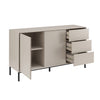 Dusk Nova Matte Taupe Large Sideboard with Drawers RRP £499