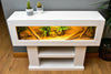 4ft Modern Reptile Vivarium with High Display Stand - LED Light Included