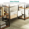 Industrial Book Shelf Bookcase Shelving Unit Display Storage Rack Living Room
