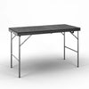 Rattan Effect Metal Folding 4ft Table & 4 Chairs Outdoor Indoor Furniture Dining