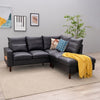 L-Shaped Corner Sofa, Sectional Couch with Built-in USB Port Chaise