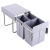 Recycling Bin Pull Out Kitchen Cabinet Waste Cupboard Fixing Integrated 30/40L