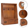 Vintage Wooden Small Cabinet Storage Box Desktop Organizer Unit Display Shelving