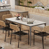Heavy Duty Rectangular Kitchen Dining Table Breakfast Kitchen Living Room Cafe
