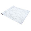 5M Gloss White Marble Vinyl Wrap Sticky Back Kitchen Self Adhesive Sticker Cover