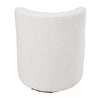 Sherpa Fabric Swivel Accent Armchair 360 Degree Swivel Barrel Chair w/Storage