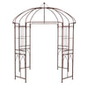 Outdoor Arch Pergola Pavilion Birdcage Shape Garden Arbor-Bronze