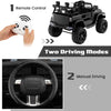 Electric Kids Ride On Car 12V Ride On Truck with Remote Control-Black