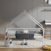 House Bed Style Solid Pine Single Bed Frame Bedframe Girls Boys Kids Bedroom
