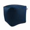 luxury velvet cube foot stool rest seat soft pouffe rucomfy beanbags