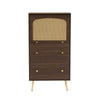 Sideboard with 2 Drawer 1 Door Storage Bookcase Cabinet Cupboard for Living Room