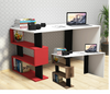 Computer Desk Study Table Shelves Home Office Workstation Laptop/Multi-Colours