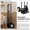 P-Handle Hand Truck Heavy Duty High Back Sack Barrow Trolley 300KG Max Load