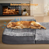 Giant Foldable Human Dog Bed Pet Dog Cuddling Bolster Pillow Mattress Sofa Bed