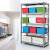 5 Tier Stainless Steel Shelving Unit Kitchen Metal Storage Shelf Garage Racking