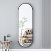 Wall Makeup Mirror 150cm Oval Shape Design Full Body Full Length Mirror Bathroom
