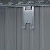 6.4x4ft Outdoor Garden Storage Shed Tool Box for Backyard Patio Extended Awning