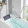 Chrome Bathroom Thermostatic Bath Shower Mixer Taps Deck Mounted Valve Bar Tap