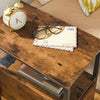 Coffee Table Side Table Bedside Table with Charging Station Nightstand