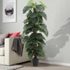200cm Artificial Drip Tree in Pot Fake Faux Houseplant Realistic Outdoor Plant