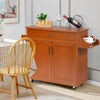 Kitchen Island Cart Rolling Storage Trolley Cart Kitchen Serving Utility Trolley