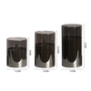 3x Pillar Candles Set LED Dance Flame Remote Dimmable Timer Flameless Tea Light