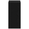Black Oak Desk - 102.5x35x75 cm Made from Engineered Wood